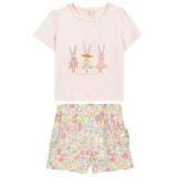 TARTINE ET CHOCOLAT Liberty Bunnies Baby Set - Citrus