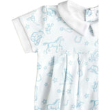 Blue Lone Star Toile Bubble