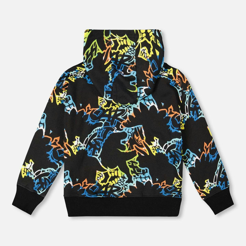 Printed Hooded Fleece Sweatshirt
