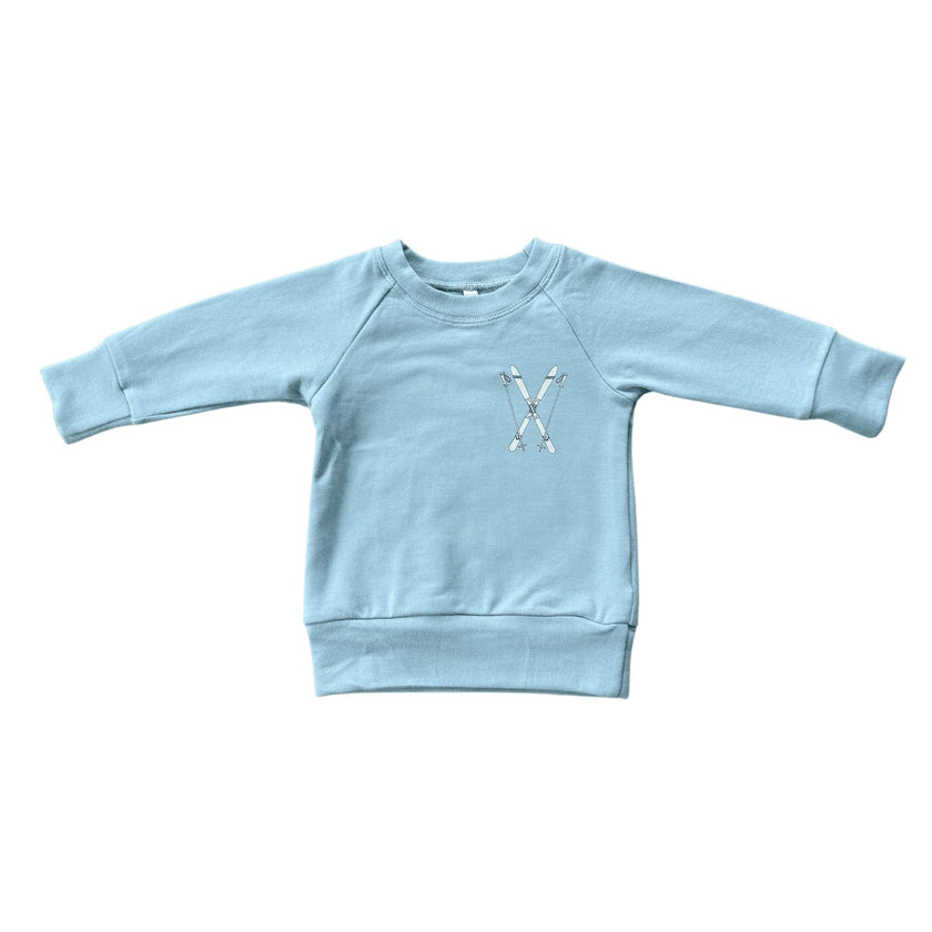 Boys Raglan Sweatshirt in Ski Mountain