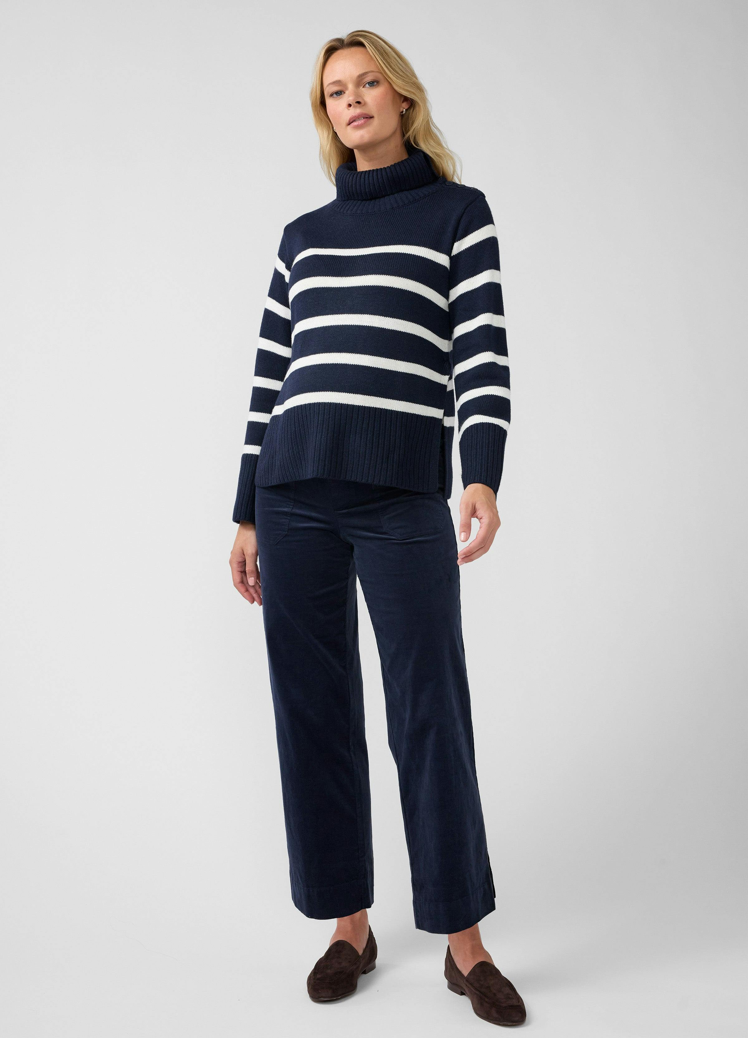 Stretch Cord Ankle Maternity Pant