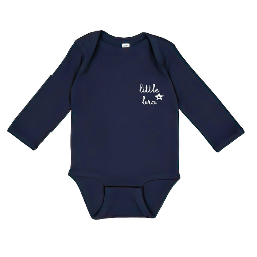 little bro / little sis Baby Longsleeve Onesie