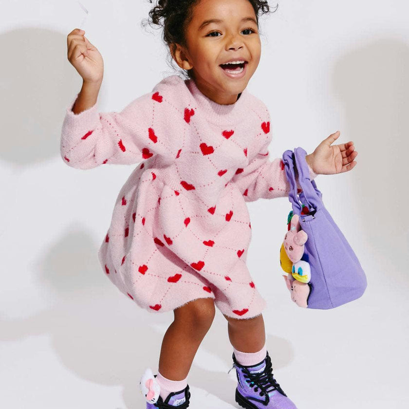 Sweetheart Sweater Dress