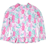 UPF 50+ Ruffle Rash Guard (Recycled)