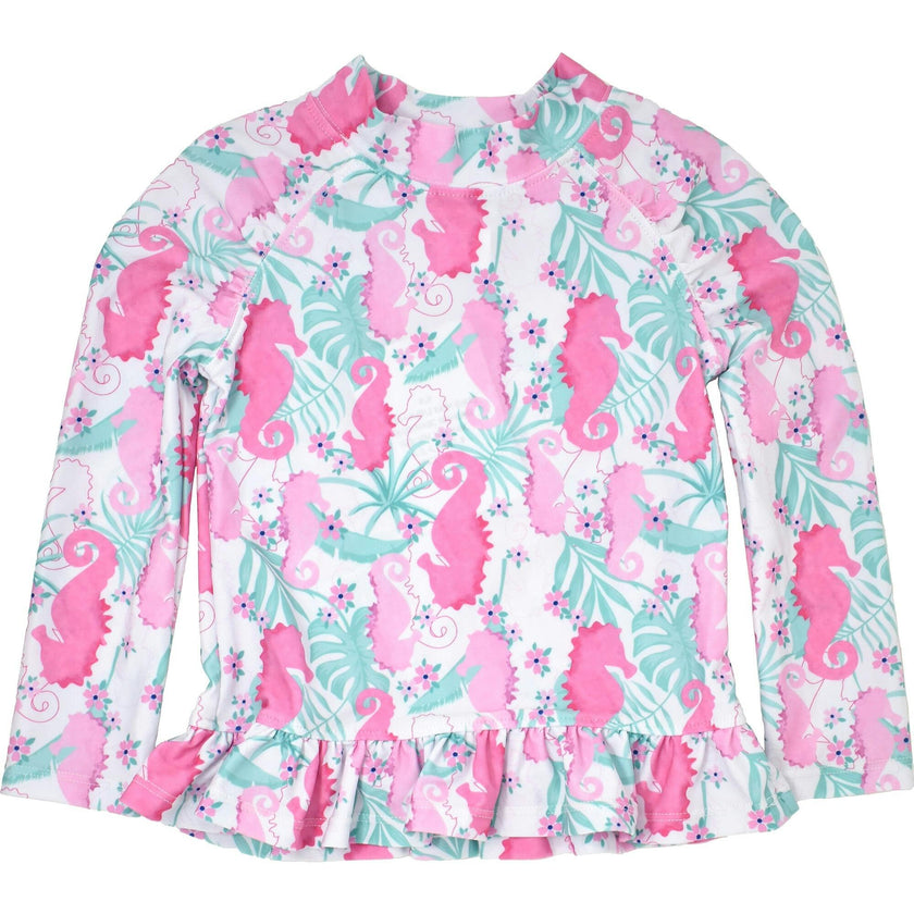 UPF 50+ Ruffle Rash Guard (Recycled)