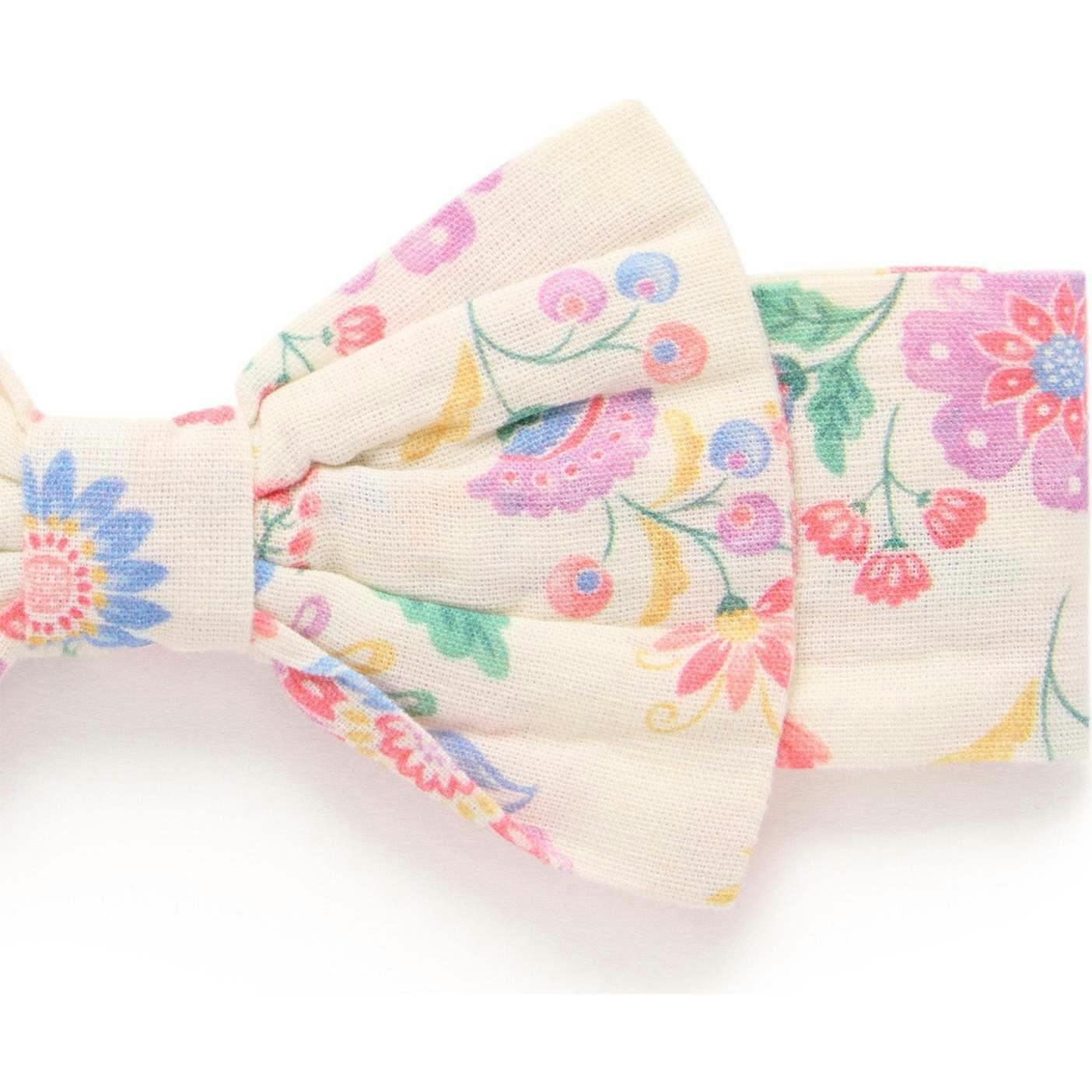 Linen Blend Dress & Headband Mexican Floral