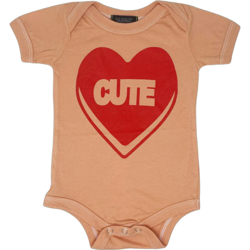 CUTE Orange Baby Onesie - Unisex for Boys and Girls
