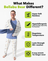 Boxing Bamboo Men's Pajama Set