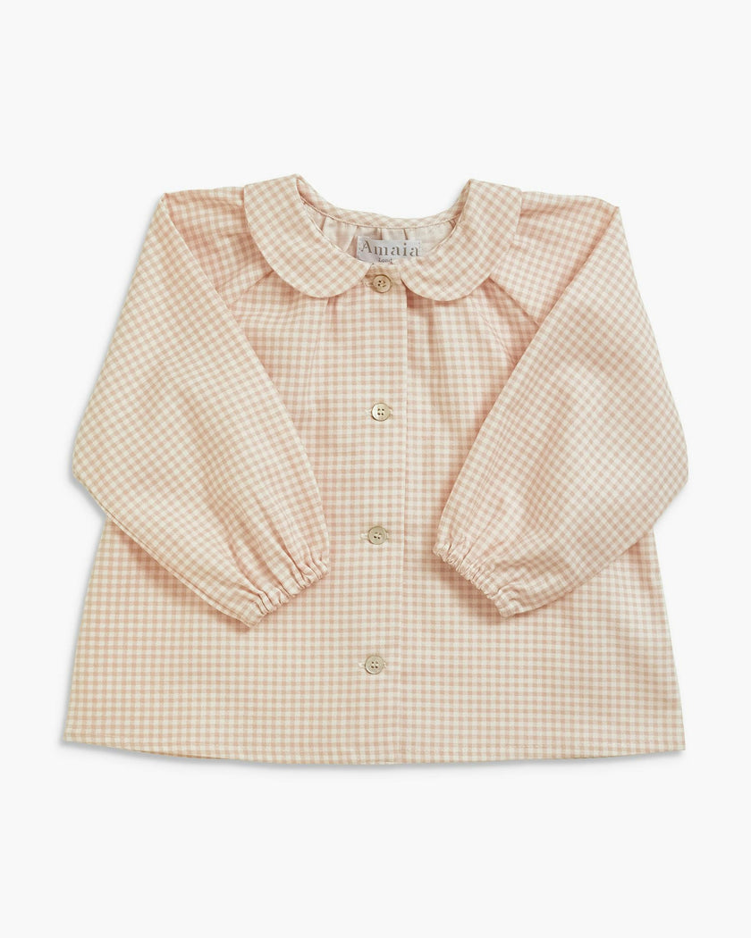 Colinette Blouse Pink Vichy Twill