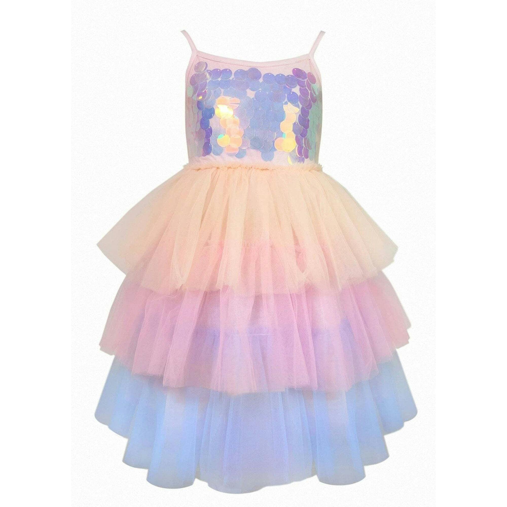 Paillette Ombre Tutu Dress