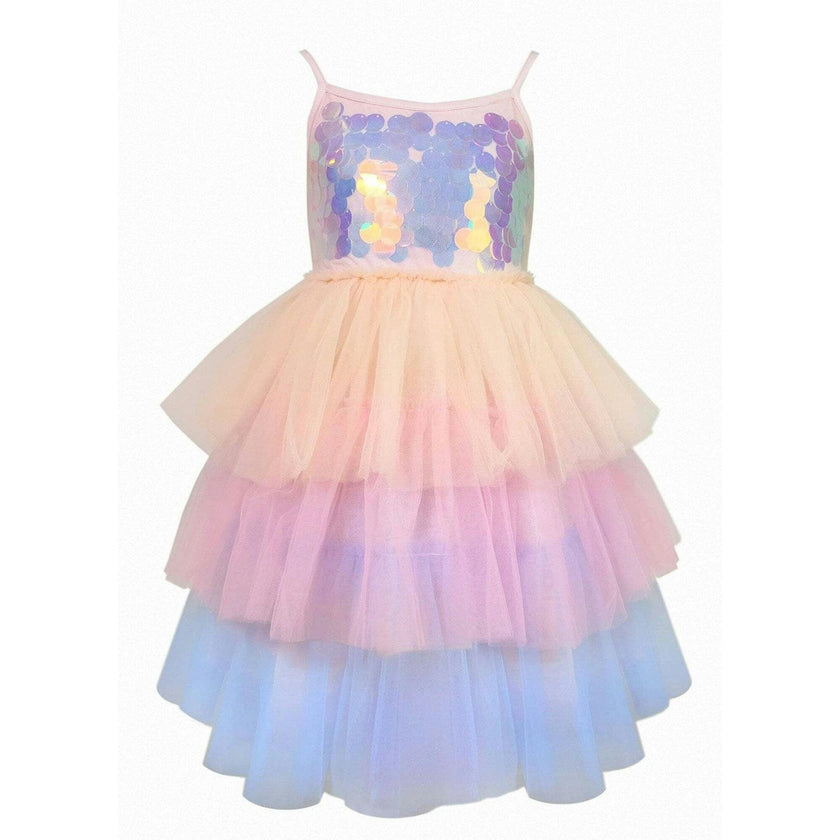 Paillette Ombre Tutu Dress
