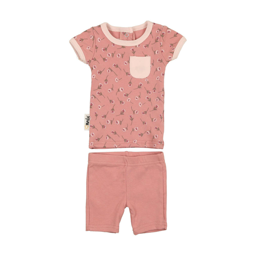 All Over Floral Two-Piece Set