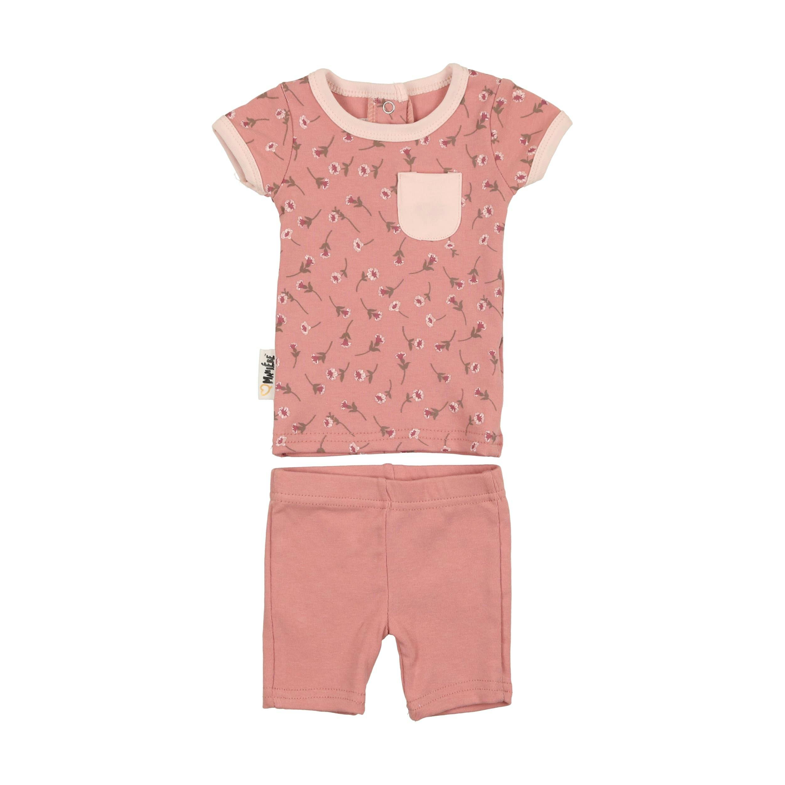 All Over Floral Two-Piece Set