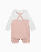 Baby Bunny Romper Set in Pink