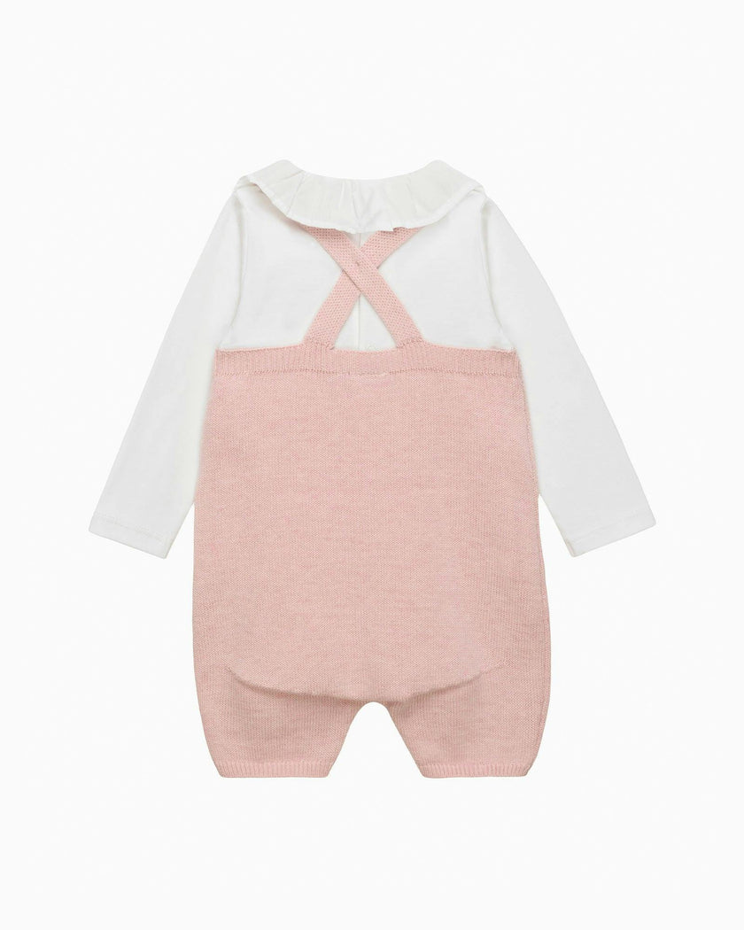 Baby Bunny Romper Set in Pink
