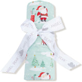 Golfing Santa and Elves - Swaddle Blanket