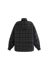 Black Plaid Flannel Shirt