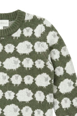 Flock of Sheep Jumper | Avocado