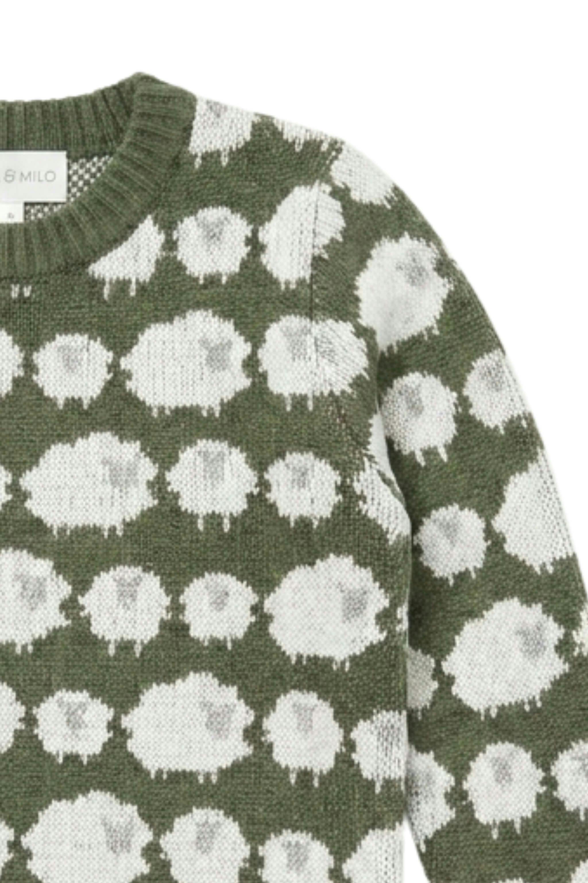Flock of Sheep Jumper | Avocado