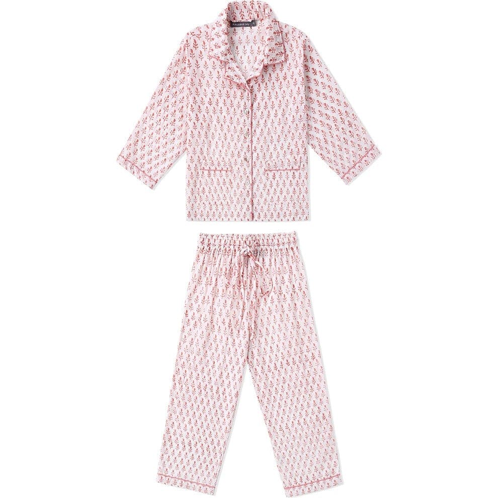 Block-Printed Loungewear Gift Set