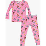 PAW Patrol: Varsity Pink Bamboo Kids Pajamas