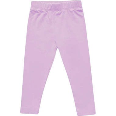 Girls' Basic Everyday Bamboo Leggings, Lavender