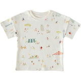 Dropped Shoulder T-Shirt, Multi