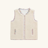 Sherpa Vest in Floral