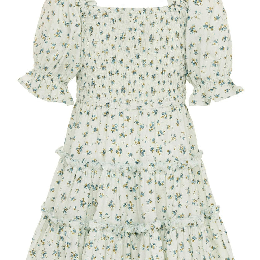 Mini Madeline Dress in Blue