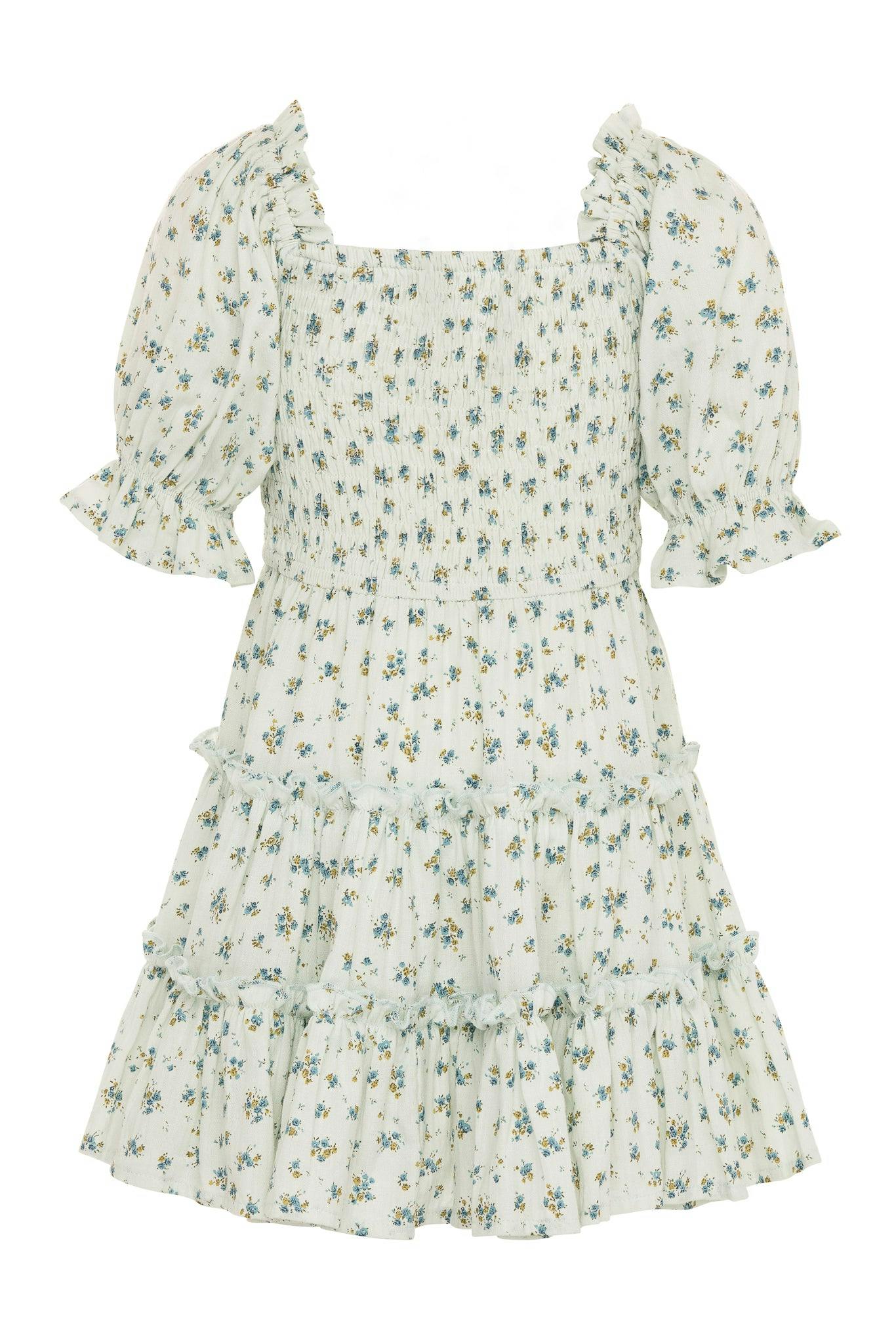 Mini Madeline Dress in Blue