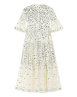 Tabitha Sequin Maxi Dress, Crème