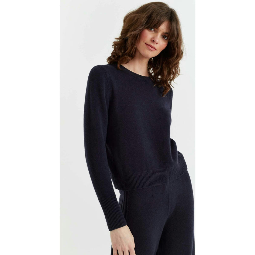 Pure Cashmere Cropped Sweater