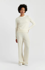 Wool & Cashmere Cropped Sporty Sweater