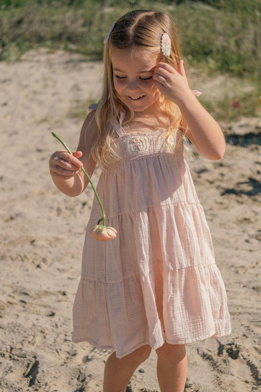 Crochet Dress in Petal Bouquet
