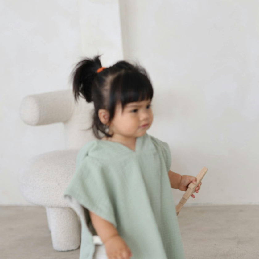 Reversible Hooded Poncho
