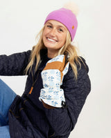 Women's Waterproof Mitten in Hydrangea