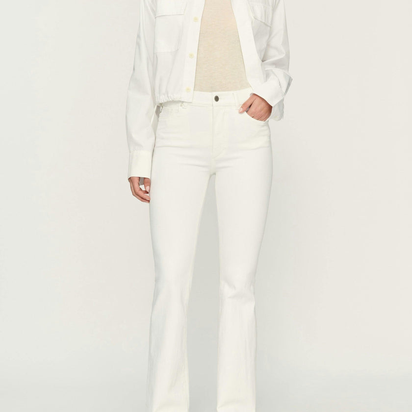 Bridget Boot High Rise Instasculpt 31.5" Jeans | White