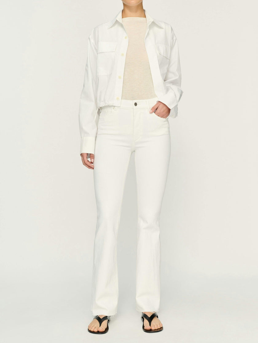 Bridget Boot High Rise Instasculpt 31.5" Jeans | White