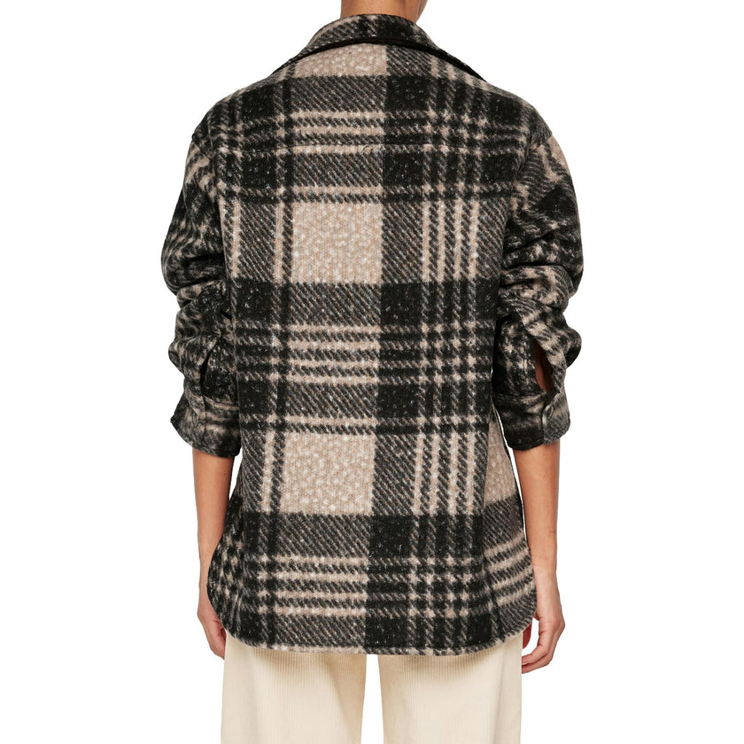 Faye Shirt | Fuzzy Plaid