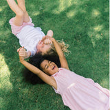 girls pink ruffle french terry short