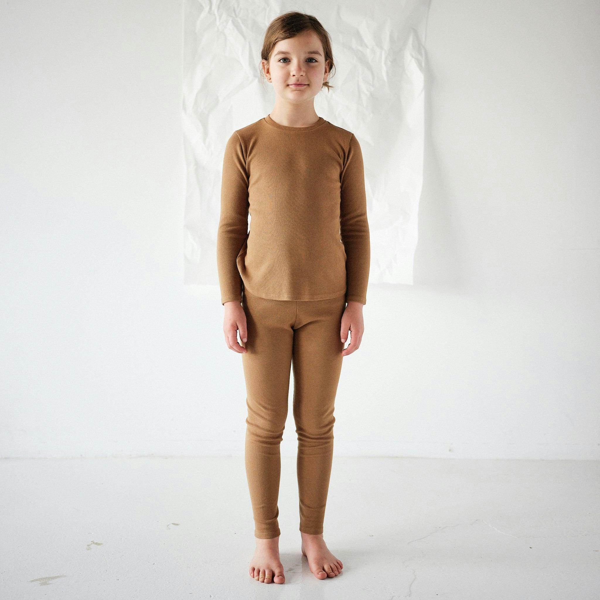 Rib Long Sleeve Top