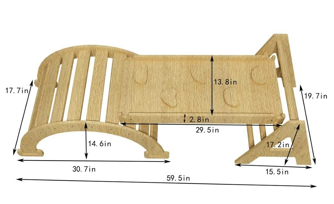 Maple | Beginner Pikler Triangle & Rocker
