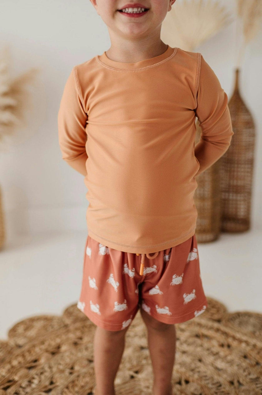 Long Sleeve Rash Guard Swim Shirt Canoe