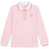 Contrast Trim Polo Top