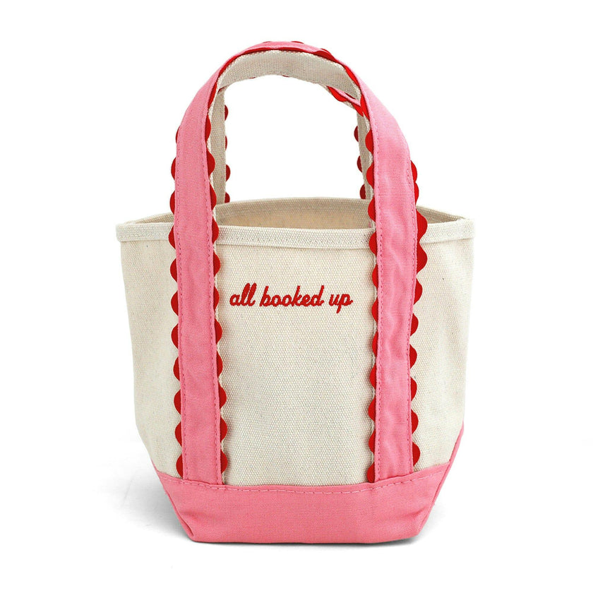 All Booked Up Mini Boat Tote