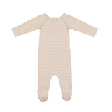 Raglan Sleeve Striped Footie
