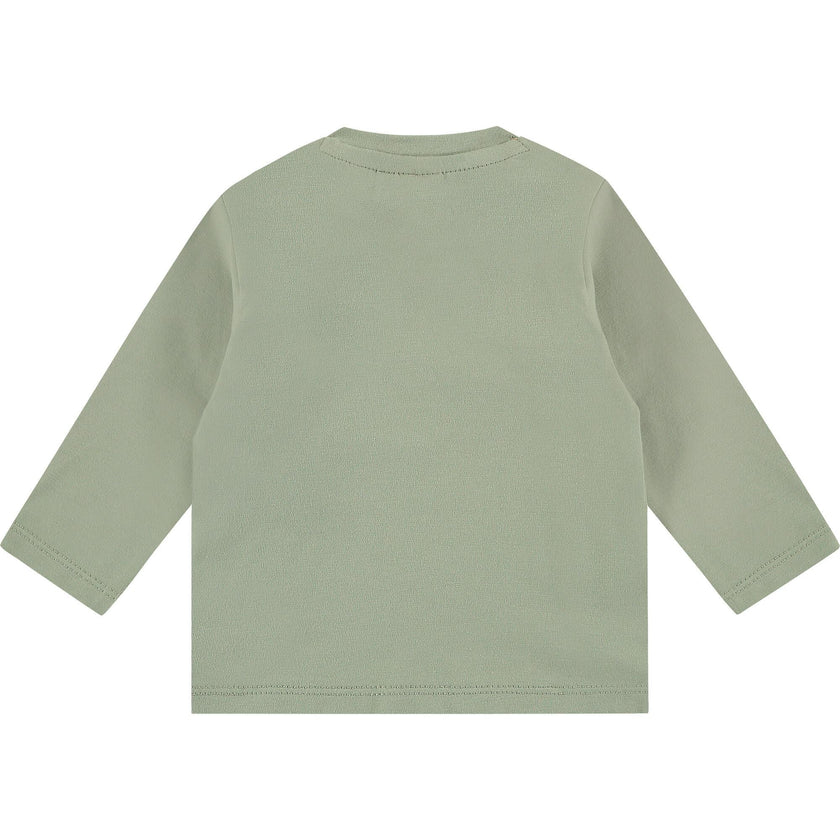 Crew Neck Long Sleeve Playful Graphic Shirt