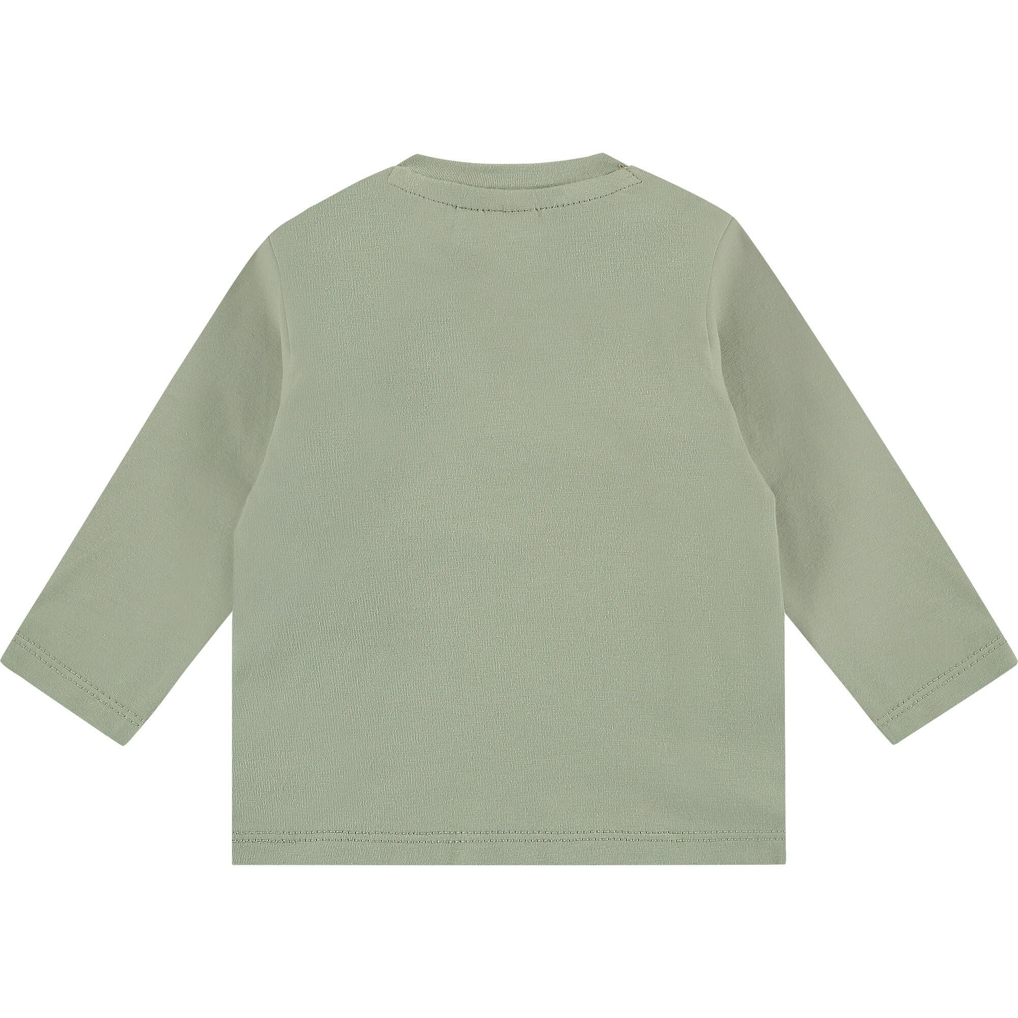 Crew Neck Long Sleeve Playful Graphic Shirt