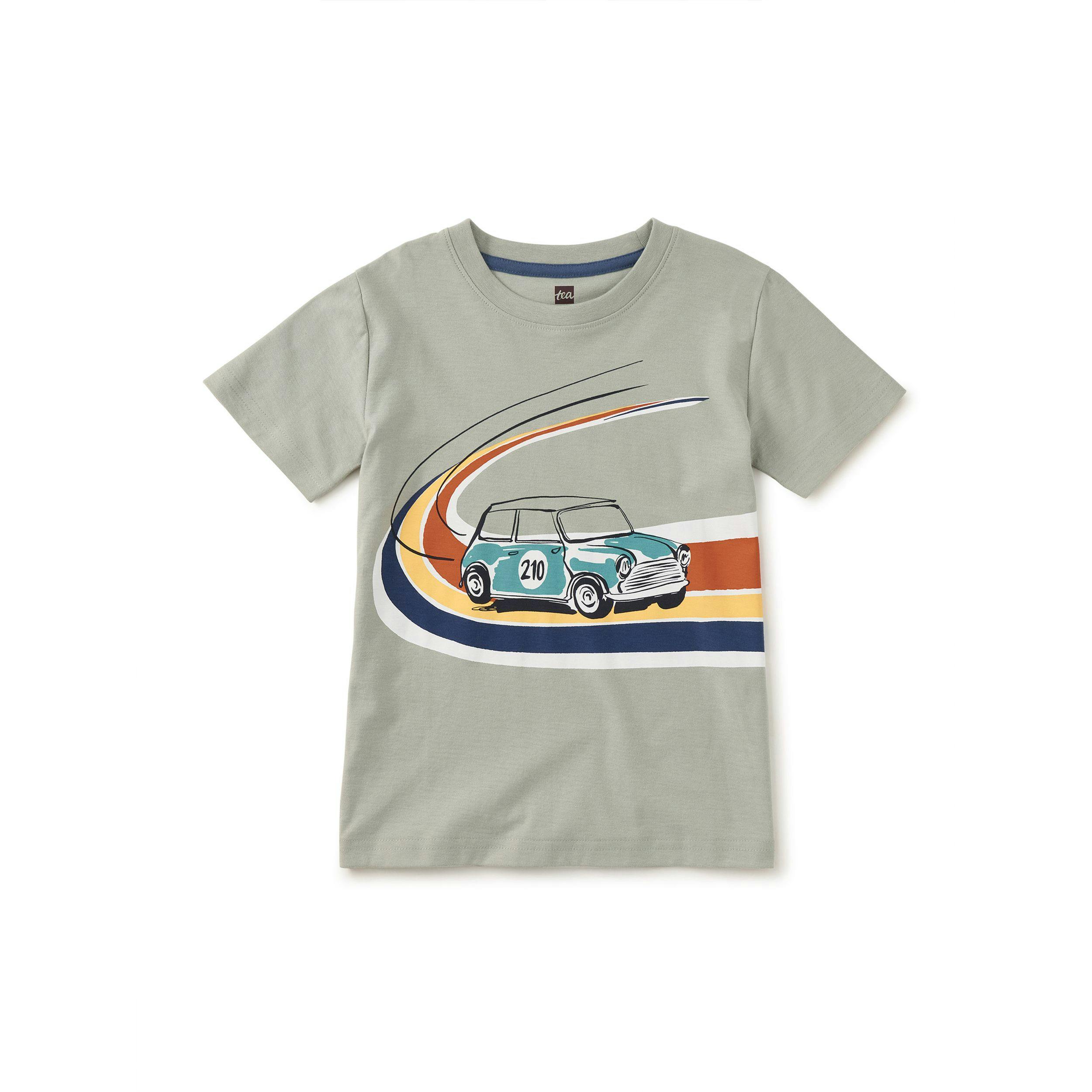 Mini Racer Graphic Tee, Mica