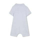 Blue Polo Baby Romper